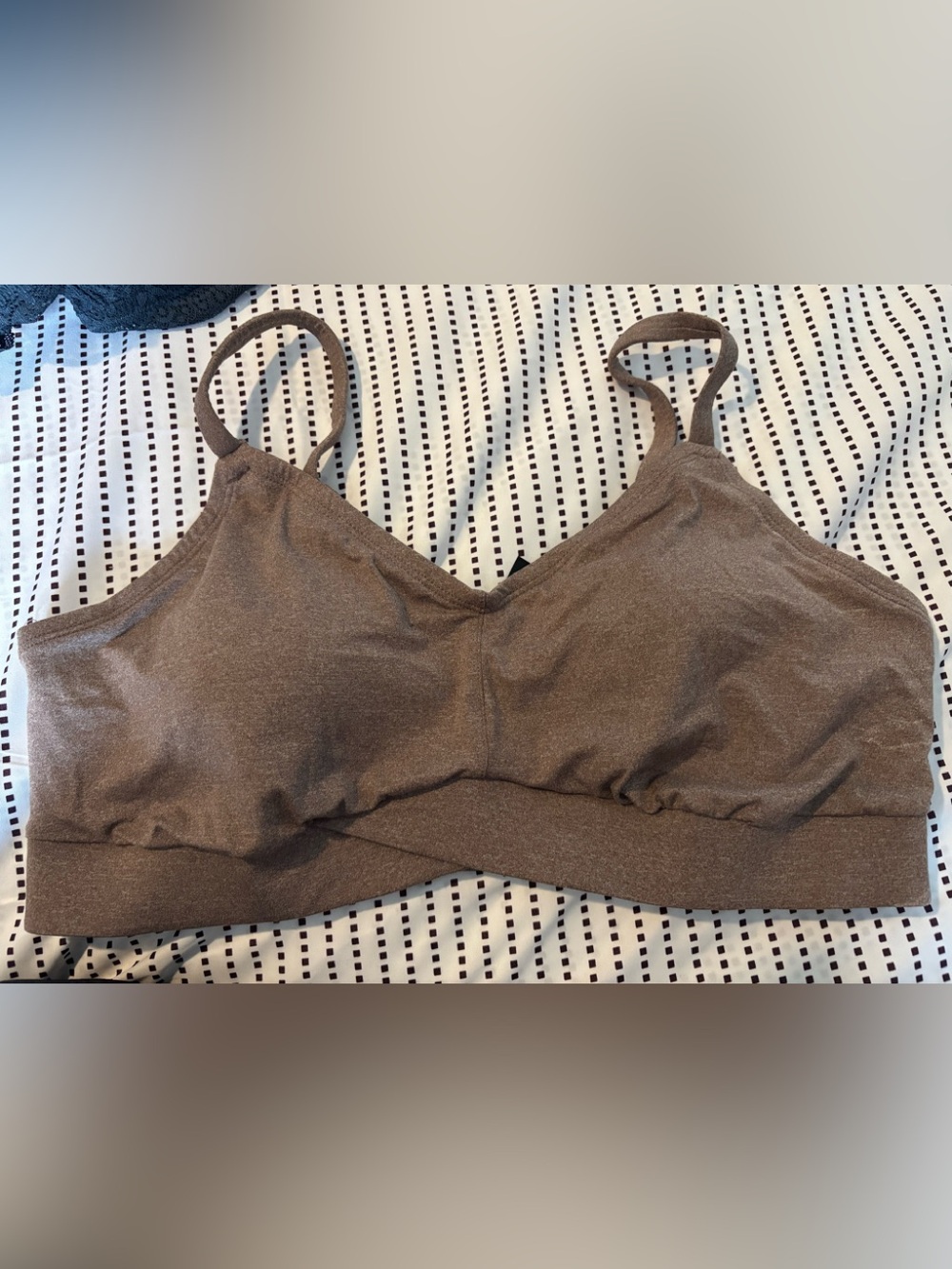 torrid Stretch Wireless Bralette in Brown